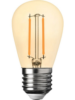 Λάμπα LED FILAMENT 1W ST45 E27 2700K Κεχριμπάρι