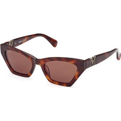 Max MM0057 52E Γυναικεία Γυαλιά Ηλίου Cat Eye Κοκάλινα Ταρταρούγα με Καφέ Φακό