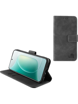 Lime Essential Magnet Book Stand Clip Θήκη (Honor 300 Pro/300 Ultra 5G 6.78in) Grey