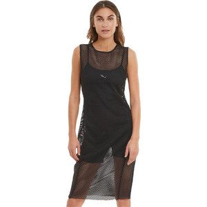 Puma Evide Mesh Midi Καλοκαιρινό Καθημερινό Φόρεμα Μαύρο 599726-01 Puma Evide Mesh Midi Καλοκαιρινό Καθημερινό Φόρεμα Μαύρο 599726-01