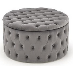 NUNEZ pouffe color: grey