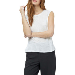 PEPPERCORN Λευκό λινό top Nola PC7061 0001