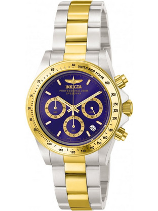 Invicta Specialty Ανδρικό Ρολόι Χρονογράφος με Ασημί Μεταλλικό Μπρασελέ 3644