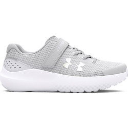Under Armour Surge 4 Running Παιδικά Αθλητικά Παπούτσια για Τρέξιμο Γκρι 3027109-100
