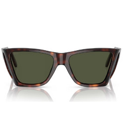 Persol PO0009 24/31 Ανδρικά Γυαλιά Ηλίου Μάσκα Κοκάλινα Ταρταρούγα με Πράσινο Polarized Φακό