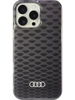 Audi IML Stitching Pattern MagSafe iPhone 16 Pro Max 6.9" black/black hardcase AU-IMLMIP16PM-Q5/D3-BK