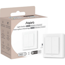 Aqara Light Switch H2 EU 2 channel / 4 buttons smart Zigbee + Thread wall switch