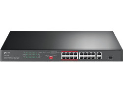 TP-Link TL-SL1218P Unmanaged L2 Switch με 16 Θύρες Ethernet 100Mbps