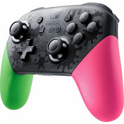 PowerA Wirec Splatoon Wired Controller Switch Black Green Pink