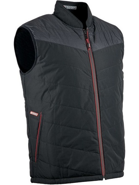 Facom FXWW5010E Γιλέκο Αμάνικο Καπιτονέ Flag Black/Red FR5 FXWW5010E
