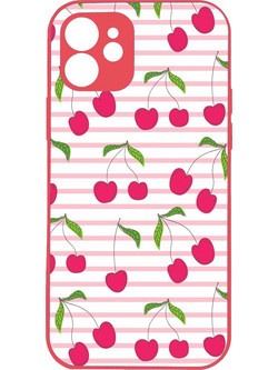 Cherry Premium Protective Hard Case Hot Pink Θήκη για Iphone 12