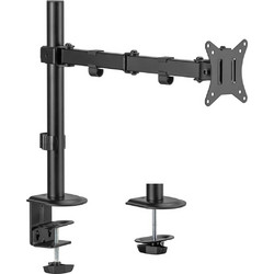 Maclean MC-753N LCD Monitor Desk Mount 17-32" 9kg VESA 75x75 100x100 Single Arm Extendable Adjustable