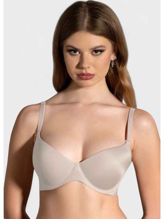 New Bra Lingerie Σουτιέν Push Up Εκρού NB6045-3