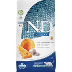Farmina N&D Ocean Grain Free Adult with Pumpkin, Herring & Orange 1.5kg