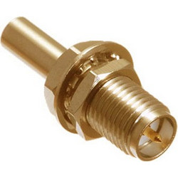 E-zy EZ-RPSMAB100 RP-SMA Bulkhead Crimp connector for 100, RG-174 series cable