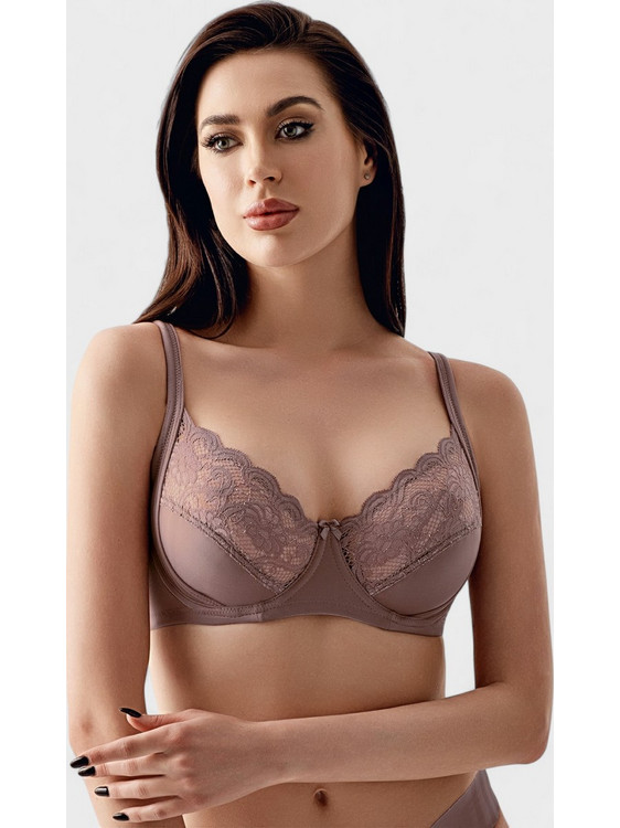 New Bra Lingerie Σουτιέν χωρίς Ενίσχυση Καπουτσίνο NB6000-2