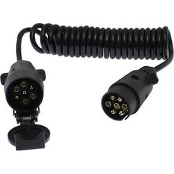 Σπιράλ προέκταση καλωδίου για τρέιλερ 12V 7 pins 3m HW-0358