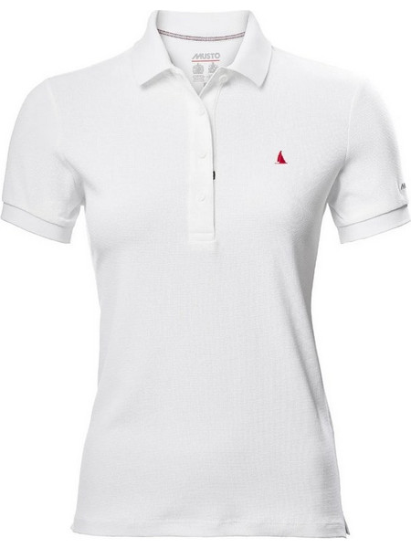 Γυναικεία Μπλούζα Musto Polo ESS Tactel UPF 50 100% Polyamide Λευκό