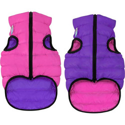 Waudog AiryVest Dog Jacket Reversible Pink-Purple XS30