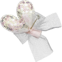 Κοκκαλάκι Μαλλιών Half Heart Sliver 08100480008