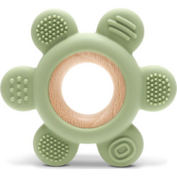 Lorelli Μασητικό Σιλικόνης Λουλούδι Green 0m+