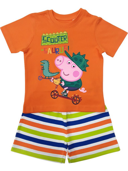 Πιτζάμα Καλοκαιρινή George Pig Orange 80102120004