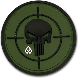 Patch 3D Target Punicher (Λαδί, Μαύρο)