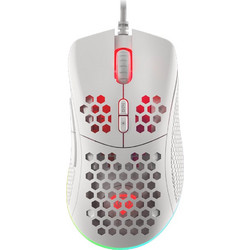 Natec Genesis Krypton 555 Ενσύρματο Gaming Ποντίκι RGB 8000 DPI White