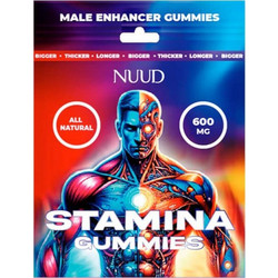 NUUD Stamina Male Enhancer Gummies 600mg 1pcs