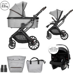 Lorelli Glory Καρότσι Μωρού 3 σε 1 Opaline Grey