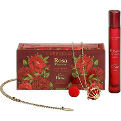 L'Erbolario Beauty Porter Rosa Purpurea Eau de Parfum 15ml + Κολιέ