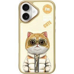 Nimmy Cool&Cute 2.0 Cat Θήκη iPhone 16 Green