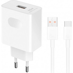 Honor USB Type-C Cable & USB Wall Adapter White HN-110600E00 66W