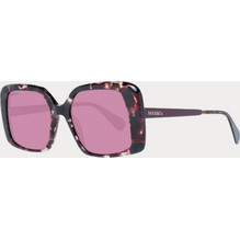 Max & Co Wood MO0031 55S Ανδρικά Γυαλιά Ηλίου Τετράγωνα Κοκάλινα Ταρταρούγα με Πορτοκαλί Polarized Φακό