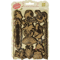 Flocked RUB ONS-Backstage για scrapbooking Moulin Rouge
