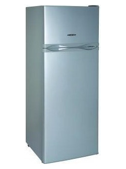 Carad DF2610S Δίπορτο Ψυγείο Υ141xΠ55xΒ57cm Inox