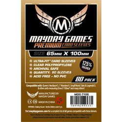 Mayday Sleeves - 7 Wonders Card Premium Magnum Ultra-Fit 65x100mm (80 Θήκες)