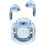 Acefast T8 Ακουστικά Bluetooth In Ear Ανθεκτικά στο Νερό Blue
