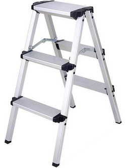 Prostep Διπλή Σκάλα Αλουμινίου 2x3 Σκαλοπάτια PS1182