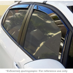 SEAT LEON III SW / SPORTOURER 2014+ ΣΕΤ ΑΝΕΜΟΘΡΑΥΣΤΕΣ ΑΥΤΟΚΙΝΗΤΟΥ ΑΠΟ ΕΥΚΑΜΠΤΟ ΦΙΜΕ ΠΛΑΣΤΙΚΟ HEKO - 4 ΤΕΜ