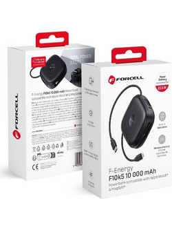 Forcell F-Energy F10K5 Powerbank compatible with Magsafe PD3.1 5W 10000mAh