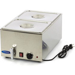 Bain Marie - with Tap - incl 2 x 1/2 GN Set - Electric