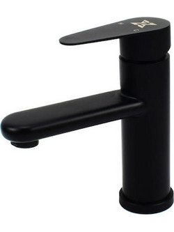 Ανάμεικτη Μπαταρία Νιπτήρα Inox Μαύρη 16x18cm ForHome 2807992 - For Home