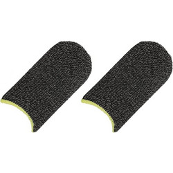 Techsuit - Mobile Gaming Finger Sleeve (FS3-04) - for Peaceful Elite, King of Glory, Call of Duty, 40x20mm - Yellow
