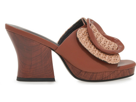 Noa Harmon MULES U465D660596S - ΤΑΜΠΑ ΜΠΕΖ ΨΑΘΑ E73053 / 9660-07 / TERRA-NAT