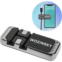 Wozinsky (WMCDO-B1) Magnetic Phone Holder with Cable Organizer