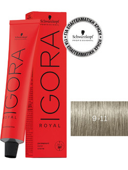 Schwarzkopf Professional Igora Royal 9-11 Μόνιμη Βαφή Μαλλιών 60ml
