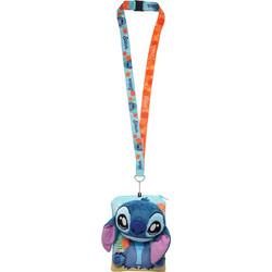 DISNEY - Stitch Sitting Deluxe - Lanyard with pouch card holder