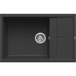 Elleci Unico 310 Ένθετος Νεροχύτης Γρανίτη Nero 78x50cm