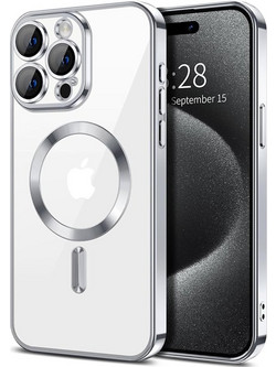 Techsuit - Luxury Crystal MagSafe - iPhone 15 Pro - Silver